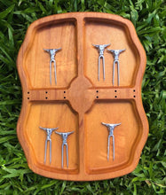 Carregar imagem no visualizador da galeria, Petisqueira Ondulada Premium + 6 Garfinhos
